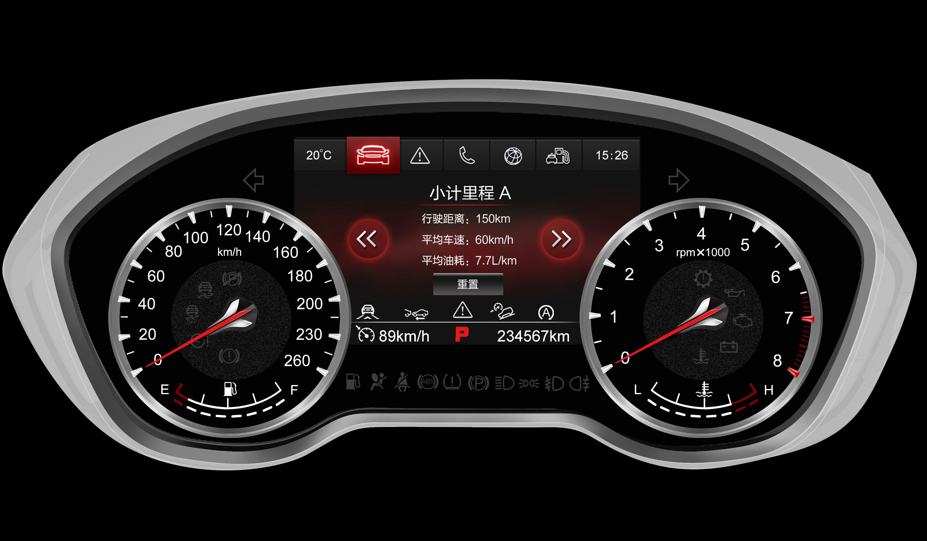 Mazda3车头表和数字式车速表和iStop特点 图库摄影片. 图片 包括有 车速表, 功能, 车头表, 数字式 - 64272522